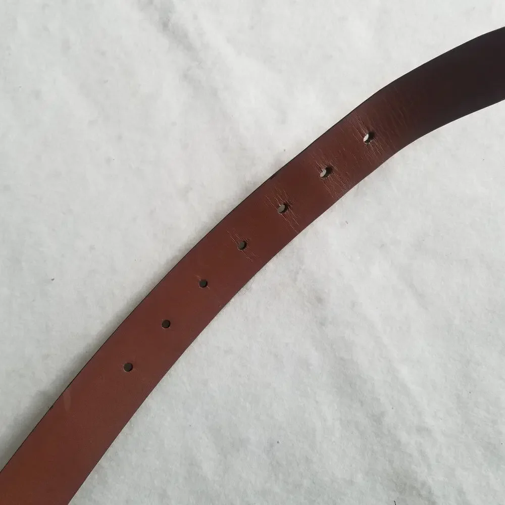 Perry Ellis Portfolio Leather Belt, Genuine Leather, Size 46/115